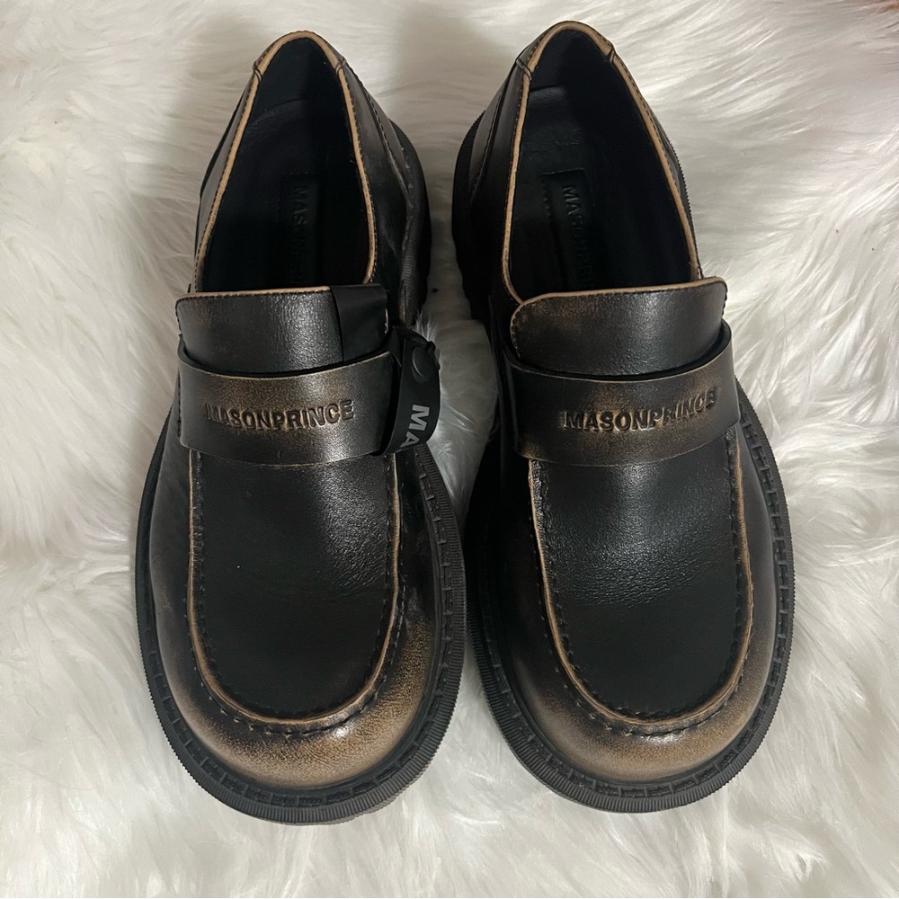 Black and Brown Men's Loafers